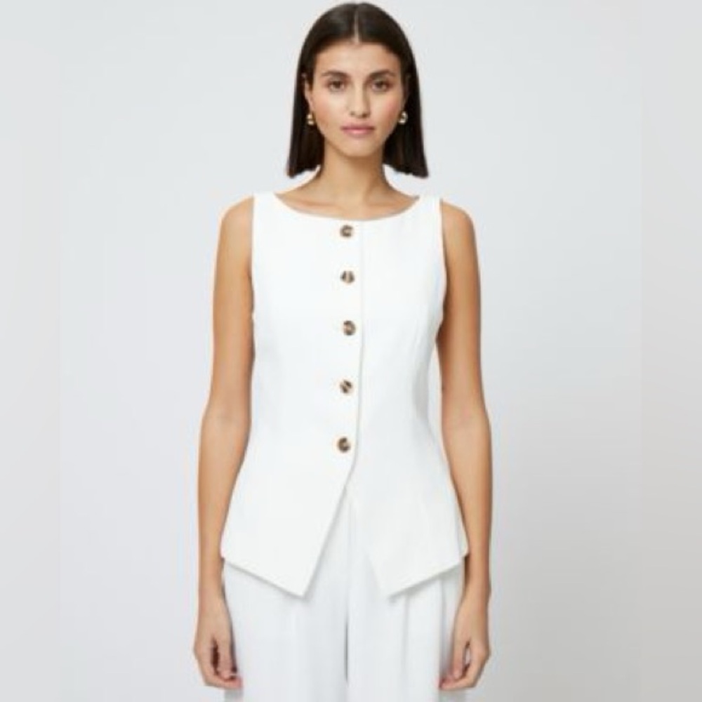 French Connection
Women's Birdie Button-Front Vest Top